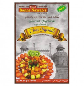 Ustad Banne Nawab's Chat Masala, Salad Seasoning  Pack  54 grams